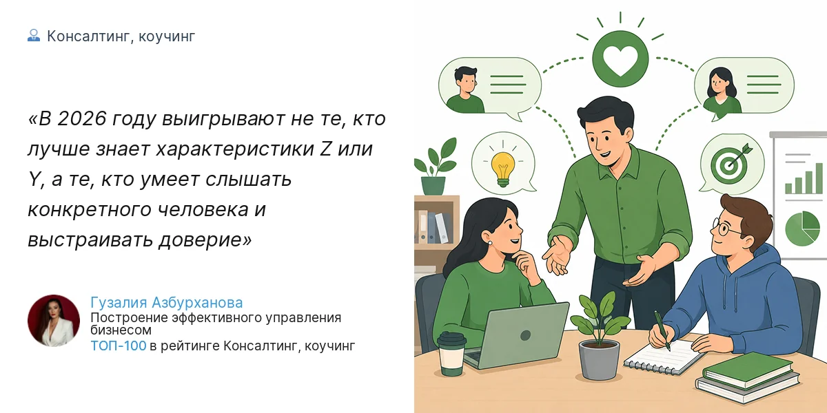 В 2026 году выигрывают не те, кто лучше знает характеристики Z или Y, а те, кто умеет слышать конкретного человека и выстраивать доверие