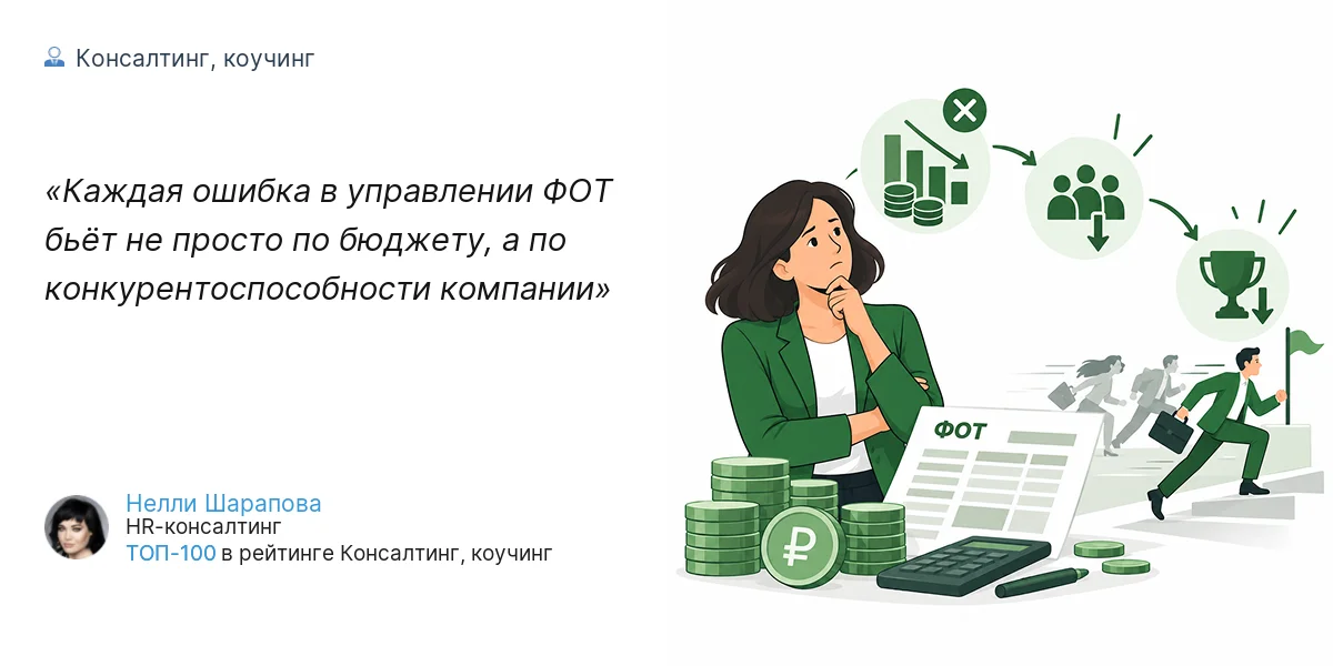 Каждая ошибка в управлении ФОТ бьёт не просто по бюджету, а по конкурентоспособности компании
