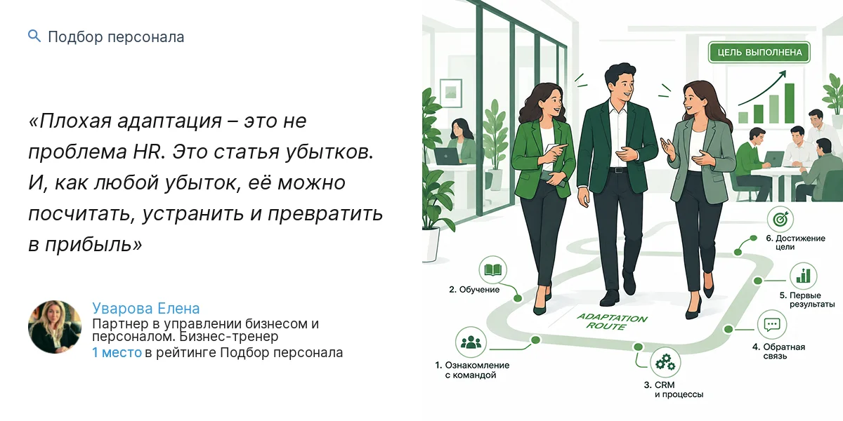 Плохая адаптация – это не проблема HR. Это статья убытков. И, как любой убыток, её можно посчитать, устранить и превратить в прибыль