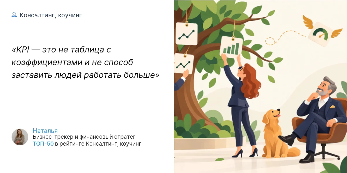 KPI — это не таблица с коэффициентами и не способ заставить людей работать больше