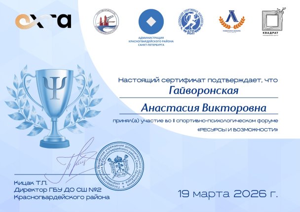 Анастасия Никитина дипломы и сертификаты эксперта id-13384