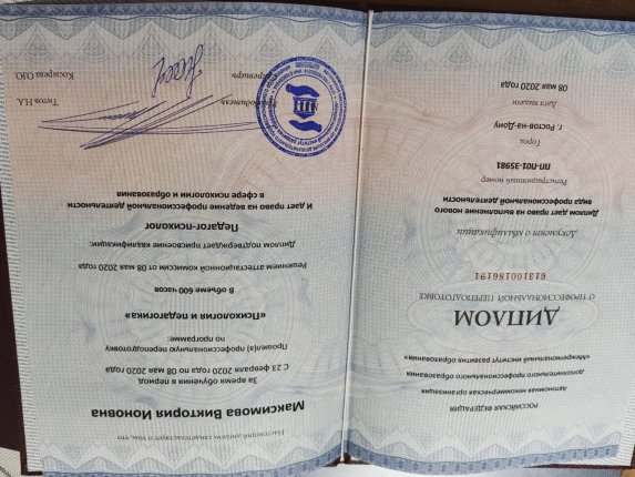 Виктория Максимова дипломы и сертификаты эксперта id-13573
